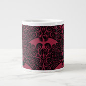 HOUSE OF THE DRAGON Red Dragon Filigree Pattern Jumbo-Tasse (Vorderseite)