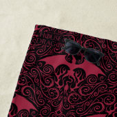 HOUSE OF THE DRAGON Red Dragon Filigree Pattern Strandtuch (Beispiel)