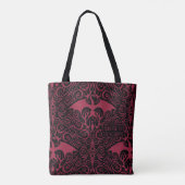 HOUSE OF THE DRAGON Red Dragon Filigree Pattern Tasche (Rückseite)