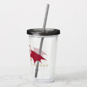 HOUSE OF THE DRAGON | Red Dragon Graphic Acryltrinkbecher (Rückseite)