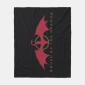 HOUSE OF THE DRAGON Red Dragon Graphic Fleecedecke (Vorderseite)