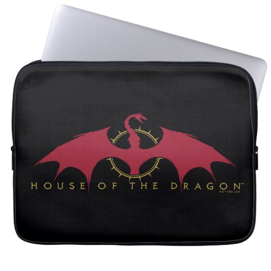 HOUSE OF THE DRAGON Red Dragon Graphic Laptopschutzhülle (Vorderseite)