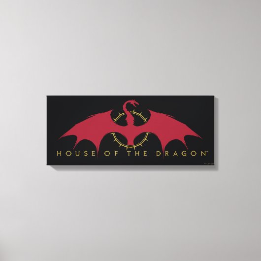 HOUSE OF THE DRAGON Red Dragon Graphic Leinwanddruck (Vorderseite)