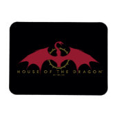 HOUSE OF THE DRAGON Red Dragon Graphic Magnet (Horizontal)
