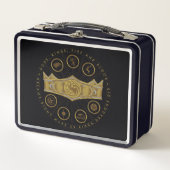 HOUSE OF THE DRAGON Seven Kingdoms Crown Graphic Metall Brotdose (Vorderseite)