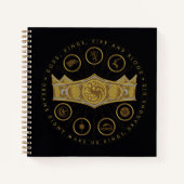 HOUSE OF THE DRAGON Seven Kingdoms Crown Graphic Notizblock (Vorderseite)