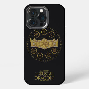 HOUSE OF THE DRAGON   Sieben Königreiche Kronengra iPhone 13 Pro Hülle
