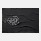 HOUSE OF THE DRAGON | Silver Dragon Crest Geschirrtuch (Horizontal)