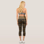 HOUSE OF THE DRAGON Targaryen Stripe Pattern Capri Leggings (Rückseite)