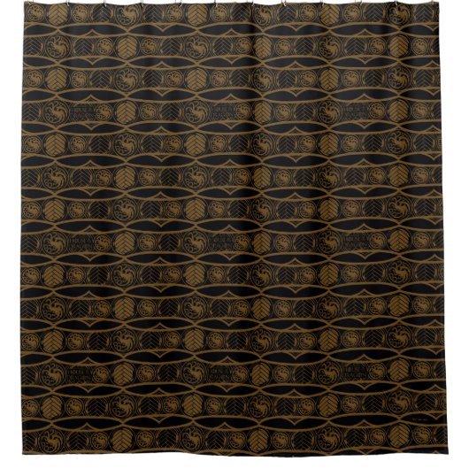 HOUSE OF THE DRAGON Targaryen Stripe Pattern Duschvorhang (Vorderseite)