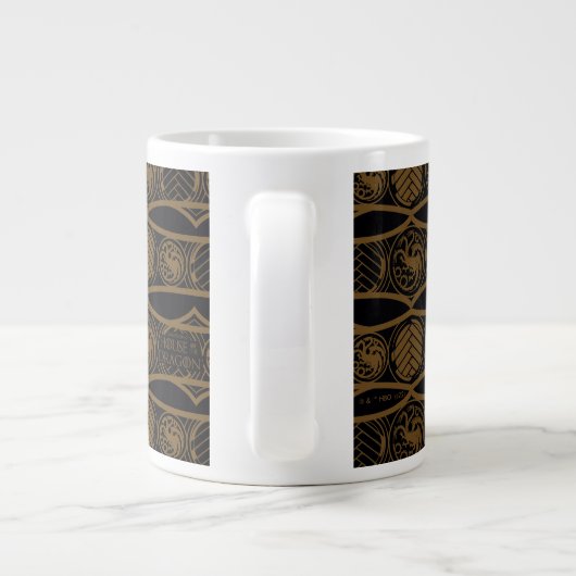 HOUSE OF THE DRAGON Targaryen Stripe Pattern Jumbo-Tasse (Rückseite)