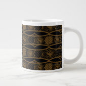 HOUSE OF THE DRAGON Targaryen Stripe Pattern Jumbo-Tasse (Rechts)