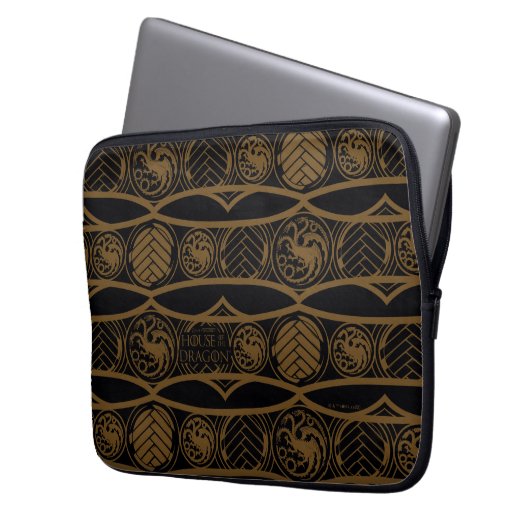 HOUSE OF THE DRAGON Targaryen Stripe Pattern Laptopschutzhülle (Vorderseite Links)
