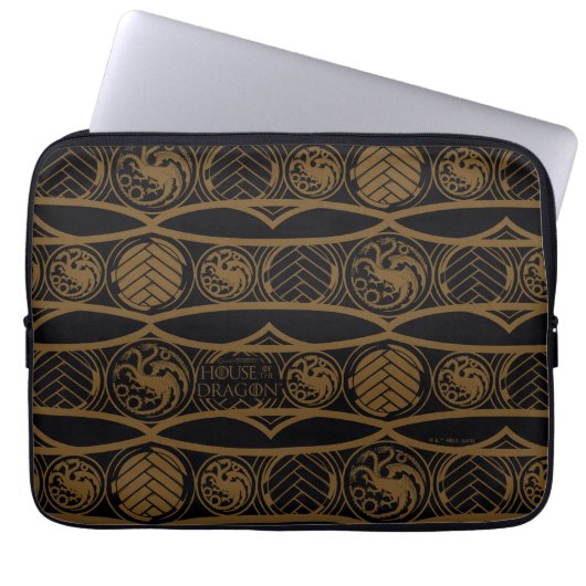 HOUSE OF THE DRAGON Targaryen Stripe Pattern Laptopschutzhülle (Vorderseite)