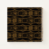 HOUSE OF THE DRAGON Targaryen Stripe Pattern Notizblock (Rückseite)