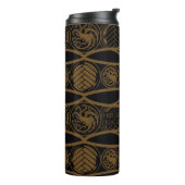 HOUSE OF THE DRAGON Targaryen Stripe Pattern Thermosbecher (Nach links gedreht)