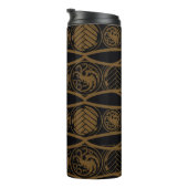 HOUSE OF THE DRAGON Targaryen Stripe Pattern Thermosbecher (Nach rechts gedreht)