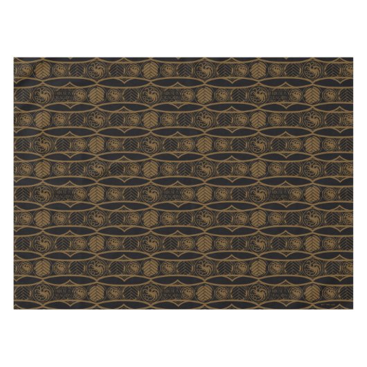 HOUSE OF THE DRAGON Targaryen Stripe Pattern Tischdecke (Vorderseite (Horizontal))