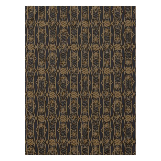 HOUSE OF THE DRAGON Targaryen Stripe Pattern Tischdecke (Vorderseite)