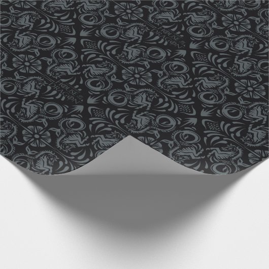 HOUSE OF THE DRAGON Velaryon Diamond Pattern Geschenkpapier (Ecke)