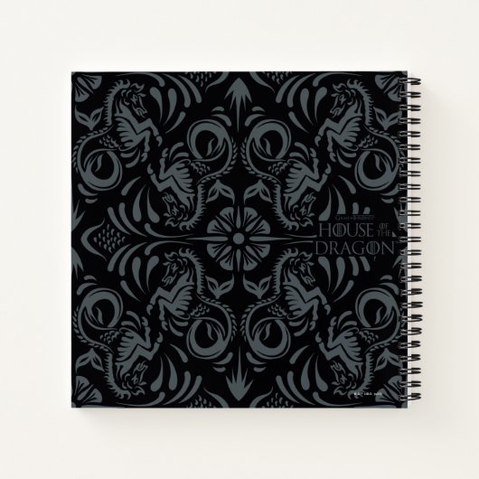 HOUSE OF THE DRAGON Velaryon Diamond Pattern Notizblock (Rückseite)