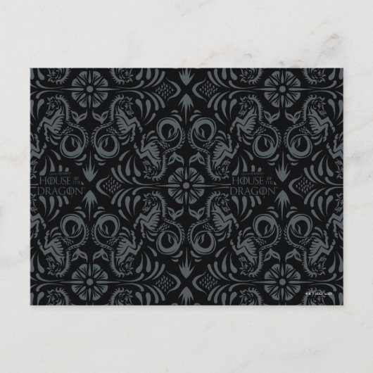 HOUSE OF THE DRAGON Velaryon Diamond Pattern Postkarte (Vorderseite)