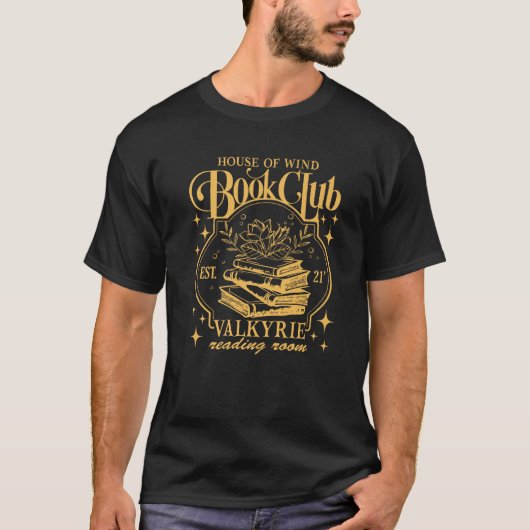 House Of Wind Book Club Valkyrie Reading Room Prem T-Shirt (Vorderseite)