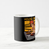 House Only Deejay House Music Edm House Music Dj Kaffeetasse (VorderseiteRechts)