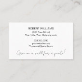 House Painter Beruflich Visitenkarte (Rückseite)