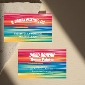 House Painter farbenfrohe Farbe Visitenkarte