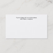 House Painter Gonzalez Business Card Visitenkarte (Rückseite)