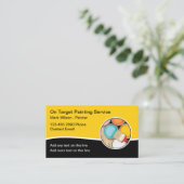 House Painter Modern Business Cards Visitenkarte (Stehend Vorderseite)