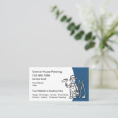 House Painter Modern Simple Business Cards Visitenkarte (Stehend Vorderseite)