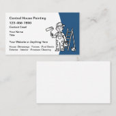 House Painter Modern Simple Business Cards Visitenkarte (Vorne/Hinten)