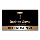 House Painter Moderner Malservice für Schwarz und  Magnetische Visitenkarte (Vorderseite)
