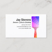 House Painter , Paint Brush Visitenkarte (Vorderseite)