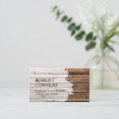 House Painter Painter Wood Business Card Visitenkarte (Stehend Vorderseite)