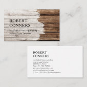 House Painter Painter Wood Business Card Visitenkarte (Vorne/Hinten)