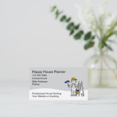 House Painting Service Business Cards Visitenkarte (Stehend Vorderseite)