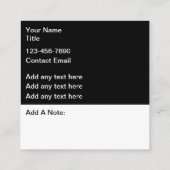 House Painting Services Modern Painter Quadratische Visitenkarte (Rückseite)