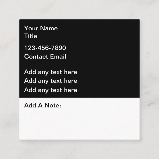 House Painting Services Modern Painter Quadratische Visitenkarte (Rückseite)