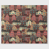 House Pattern Geschenkpapier (Flach)
