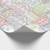 House Pattern Geschenkpapier (Ecke)