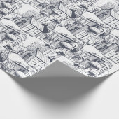 House Pattern Geschenkpapier (Ecke)