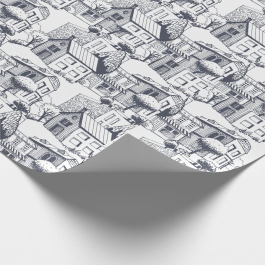 House Pattern Geschenkpapier (Ecke)