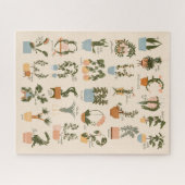 House Pflanze Alphabet Puzzle (Horizontal)