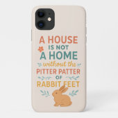 House pitter patter rabbit feet Case-Mate iPhone hülle (Rückseite)