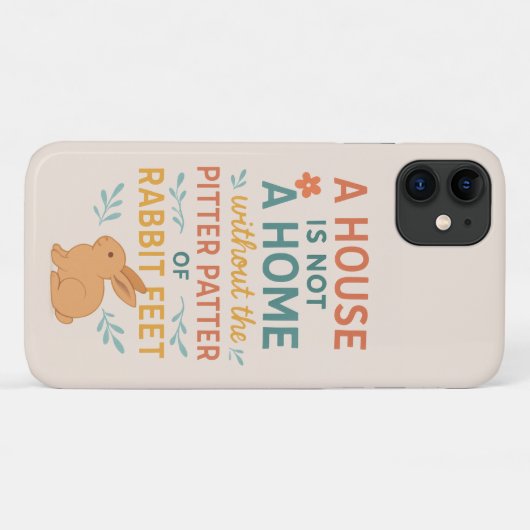 House pitter patter rabbit feet Case-Mate iPhone hülle (Rückseite (Horizontal))