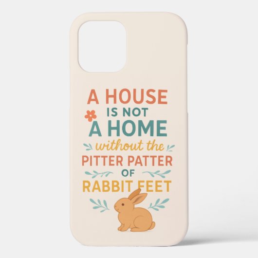 House pitter patter rabbit feet Case-Mate iPhone hülle (Rückseite)