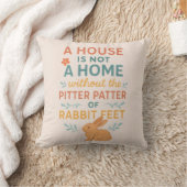 House pitter patter rabbit feet kissen (Decke)